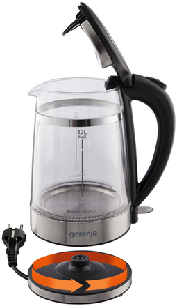 Чайник GORENJE K17GDW (KEG5818-GS) 743902 фото