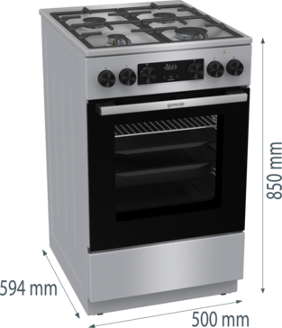 Плита комбінована GORENJE GKS5C70HXF 744329 фото