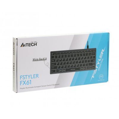 Клавіатура A4Tech FX61 USB Grey (4711421976411) 4711421976411 фото