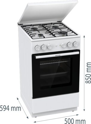 Плита комбінована GORENJE GK5A22WH 745425 фото