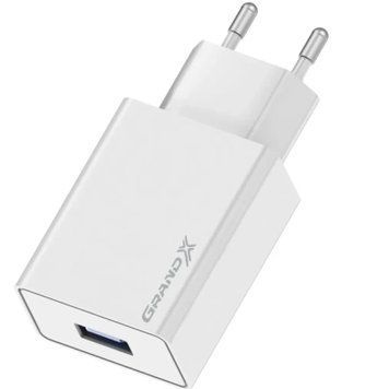 Зарядний пристрій Grand-X 5V 2.1A White (CH-03W) CH-03W фото
