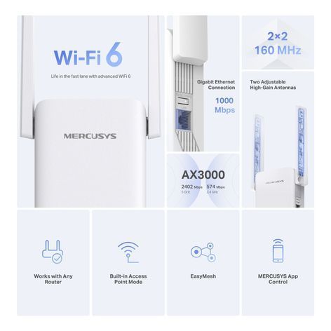 Ретранслятор Mercusys ME80X ME80X фото