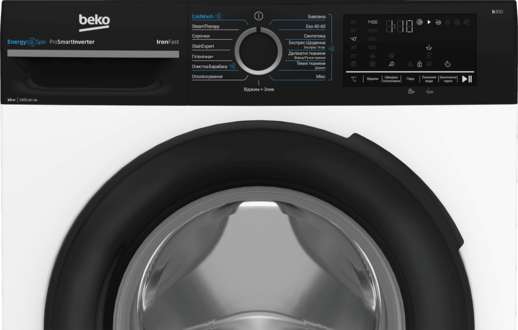 Пральна машина BEKO BM3WFU410415WPBB 7004240036 фото