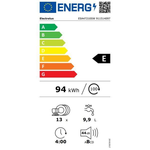 Посудомийна машина Electrolux ESA47210SW ESA47210SW фото