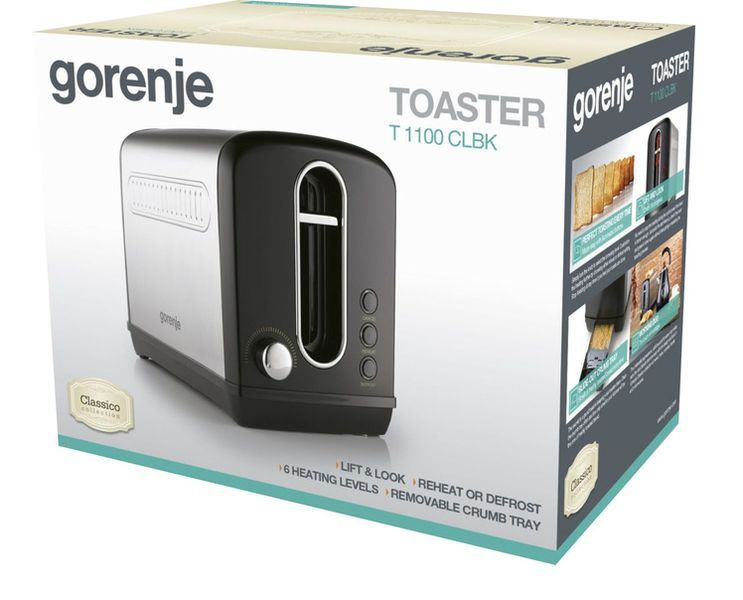 Тостер GORENJE T 1100 CLBK 732749 фото