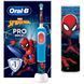 Електрична зубна щітка Oral-B D103. Spiderman 8006540773567 фото 1