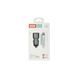 Зарядний пристрій XO TZ09 2.4A/2 USB + cable microUSB Grey (XO-TZ09M-GR) XO-TZ09M-GR фото 4