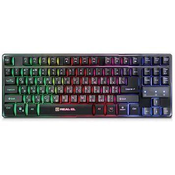 Клавіатура REAL-EL 8710 Gaming TKL Backlit Black (EL123100030) EL123100030 фото