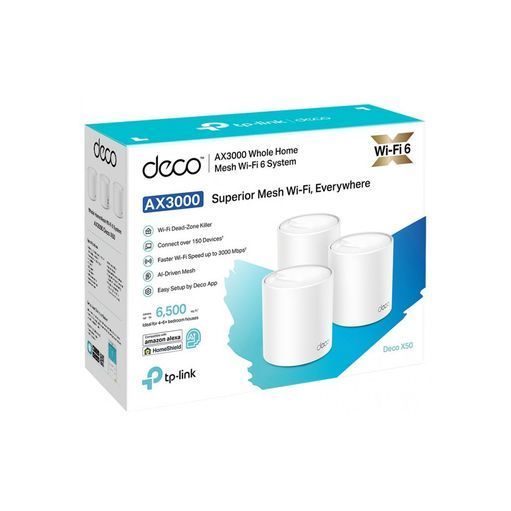 Маршрутизатор TP-Link DECO-X50-3-PACK DECO-X50-3-PACK фото