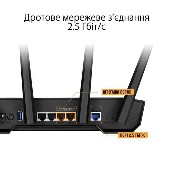 Маршрутизатор ASUS TUF-AX3000 V2 (TUF-AX3000) TUF-AX3000 фото