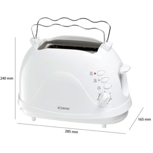 Тостер Bomann TA 246 CB white TA 246 CB white фото