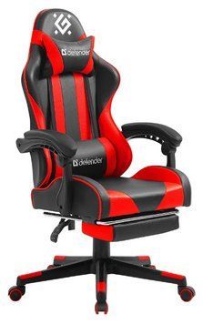Крісло ігрове Defender Rock Black/Red (64346) 64346 фото