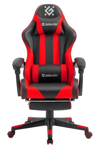 Крісло ігрове Defender Rock Black/Red (64346) 64346 фото