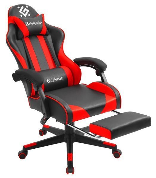 Крісло ігрове Defender Rock Black/Red (64346) 64346 фото
