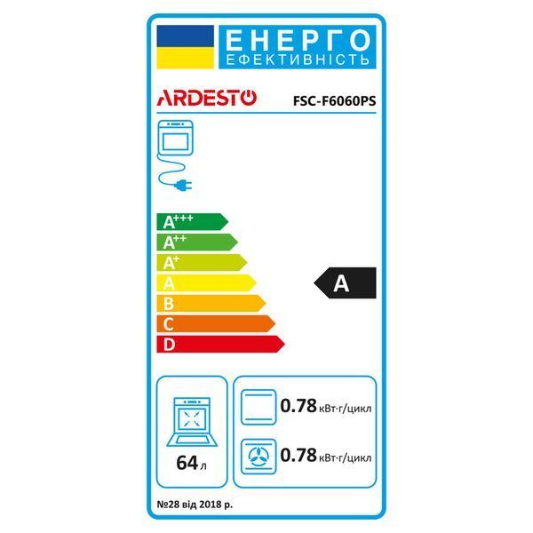 Плита комбінована ARDESTO FSC-F6060PS FSC-F6060PS фото