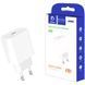 Зарядний пристрій Denmen USB-C PD20W 3.6A white (DM-DC06-WH) DM-DC06-WH фото 4