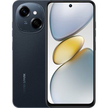 Смартфон Tecno Spark Go 1 3/128GB Startrail Black 4894947037832 фото
