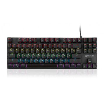 Клавіатура REAL-EL M 05 USB Grey (EL123100044) EL123100044 фото
