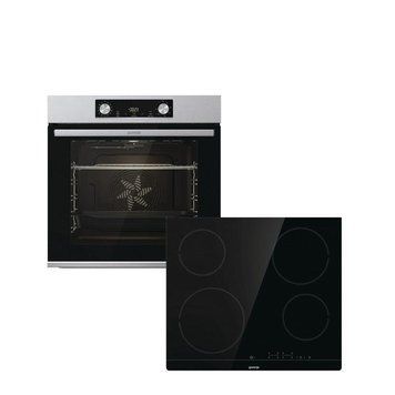 Комплект Gorenje духовка + поверхня склокераміка BO6737E02X SET_BO6737E02X_ECT41SC фото