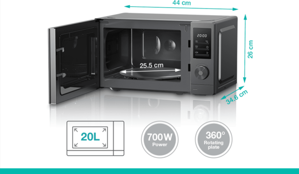 Мікрохвильова піч GORENJE MO20A3T4 744376 фото