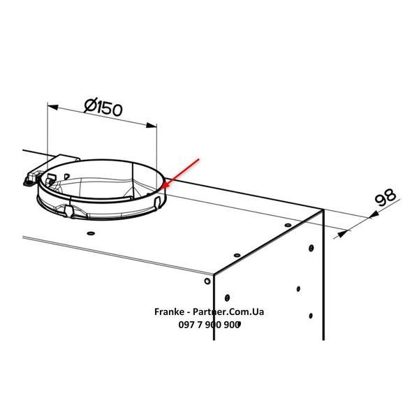 Витяжка кухонна Franke Box Flush EVO FBFE BK 305.0665.365 фото