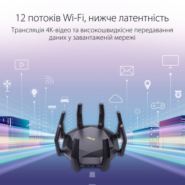 Маршрутизатор ASUS RT-AX89X AX6000 (RT-AX89X) RT-AX89X фото