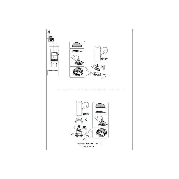 Витяжка кухонна Franke Box Flush EVO FBFE BK 305.0665.365 фото