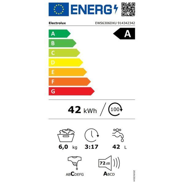 Пральна машина Electrolux EWS6306DXU EWS6306DXU фото