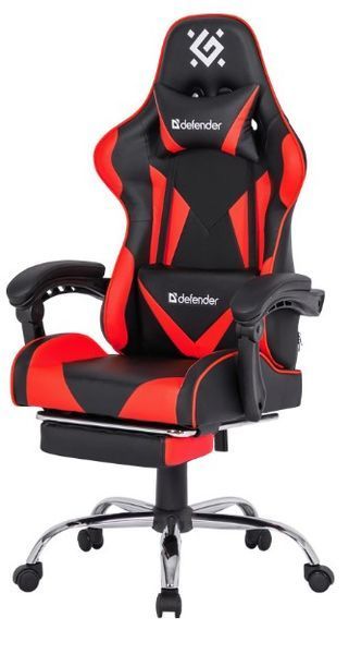 Крісло ігрове Defender Pilot Black/Red (64354) 64354 фото