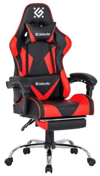 Крісло ігрове Defender Pilot Black/Red (64354) 64354 фото