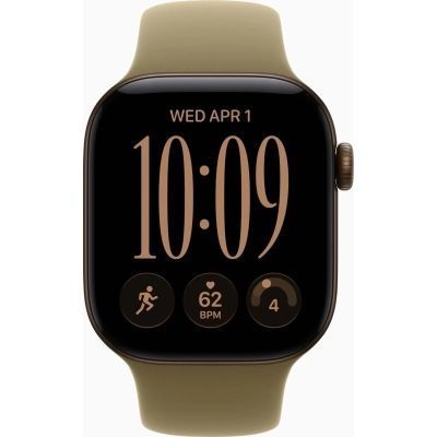 Смарт-годинник Apple Watch Series 12 GPS 46mm Dark Bronze Aluminium Case with Olive Sport Band - M/L (MJEU4RK/A) MJEU4RK/A фото