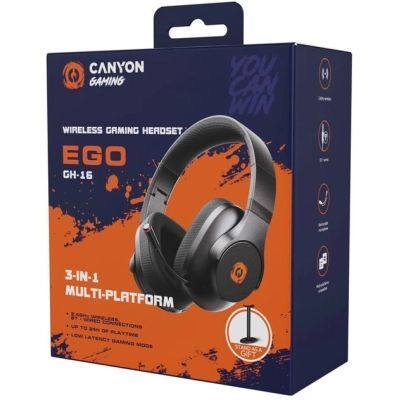 Навушники Canyon EGO GH-16 Black (CND-SGHS16B) CND-SGHS16B фото