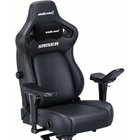 Крісло ігрове Anda Seat Kaiser 4 PVC Size XL Black (AD12YDDC-XLL-20-B-PV/C) AD12YDDC-XLL-20-B-PV/C фото