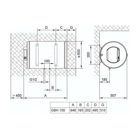 Водонагрівач електр. TIKI GBH100COMFORT_TIKI GBH100COMFORT_TIKI фото
