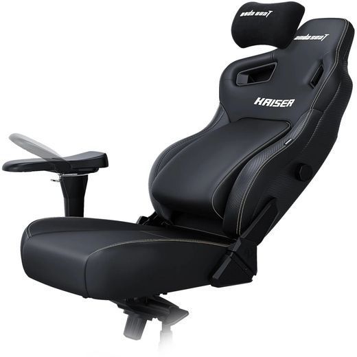 Крісло ігрове Anda Seat Kaiser 4 PVC Size XL Black (AD12YDDC-XLL-20-B-PV/C) AD12YDDC-XLL-20-B-PV/C фото
