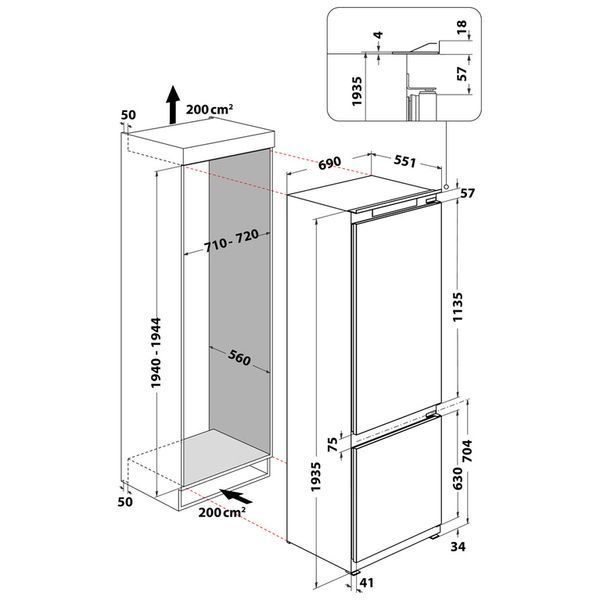 Холодильник Whirlpool WHSP70T121 WHSP70T121 фото