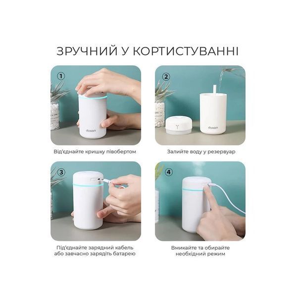 Зволожувач повітря DYXON MEGAHUMI 420 White (DXNZVMGHMI420W) DXNZVMGHMI420W фото