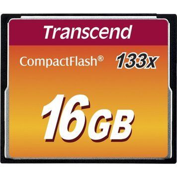 Карта пам'яті Transcend 16Gb Compact Flash 133x (TS16GCF133) TS16GCF133 фото