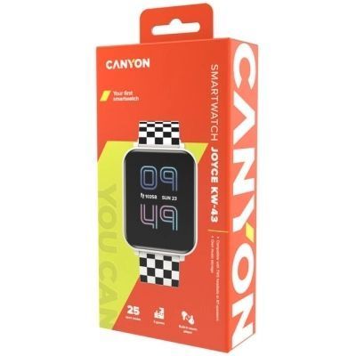 Смарт-годинник Canyon Joyce KW-43 DUAL BT Music White (CNE-KW43WB) CNE-KW43WB фото