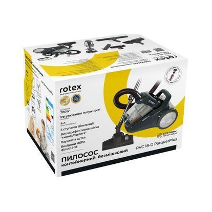 Пилосос Rotex RVC18-G ParquetPlus RVC18-G ParquetPlus фото