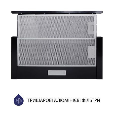Витяжка кухонна Minola HTL 6614 BL 1000 LED HTL6614BL1000LED фото