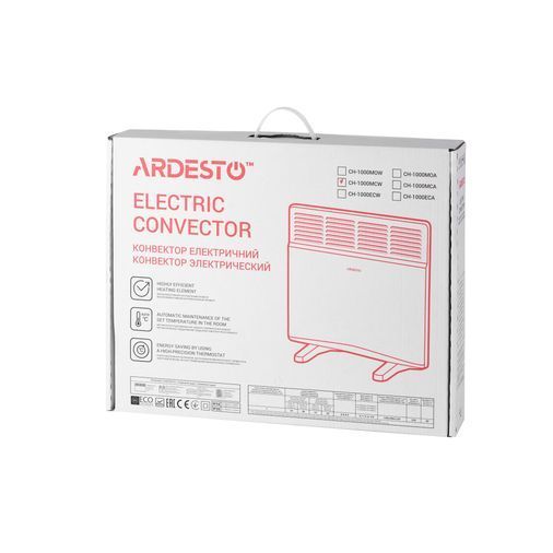 Конвектор електричний ARDESTO CH-1000MCW CH-1000MCW фото