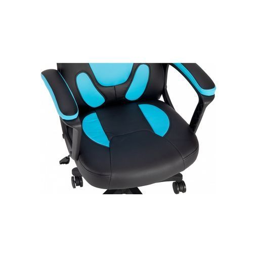Крісло ігрове GT Racer X-1414 Black/Light Blue X-1414 Black/Light Blue фото