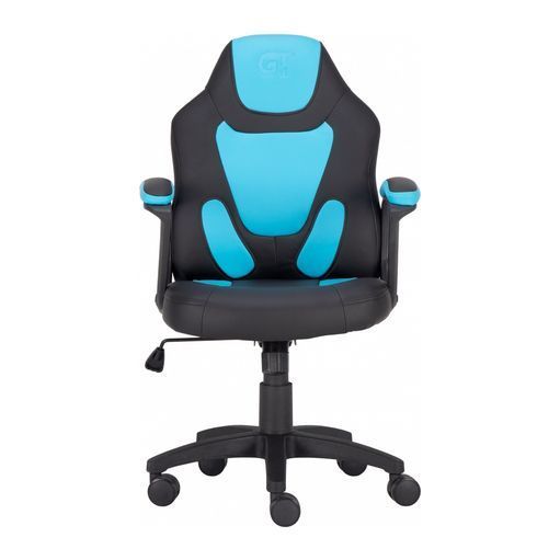 Крісло ігрове GT Racer X-1414 Black/Light Blue X-1414 Black/Light Blue фото