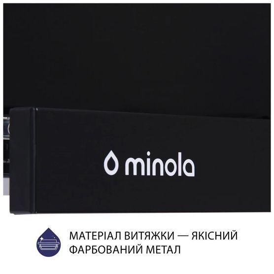 Витяжка кухонна Minola HTL 6614 BL 1000 LED HTL6614BL1000LED фото