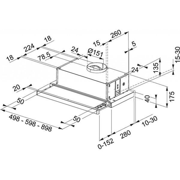Витяжка кухонна Franke FTC 632L BK 315.0547.798 фото