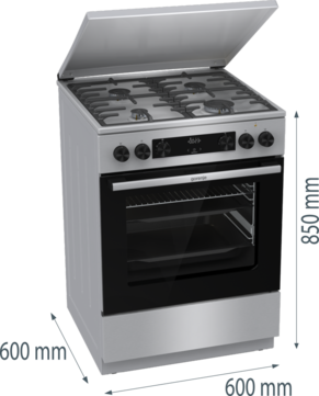 Плита комбінована GORENJE GKS6C71XF 745448 фото