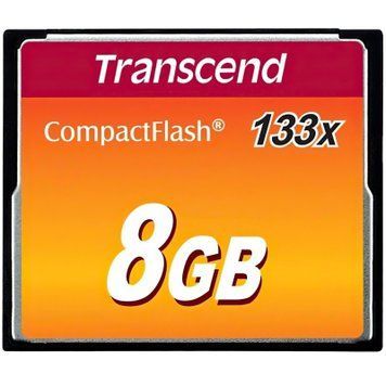 Карта пам'яті Transcend 8Gb Compact Flash 133x (TS8GCF133) TS8GCF133 фото