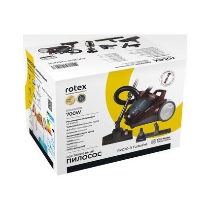 Пилосос Rotex RVC20-R TurboPet RVC20-R TurboPet фото