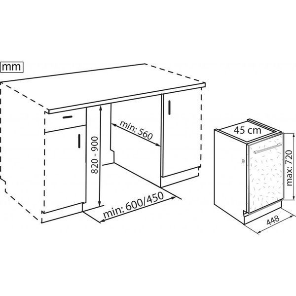 Посудомийна машина Whirlpool WSIC3M27C WSIC3M27C фото